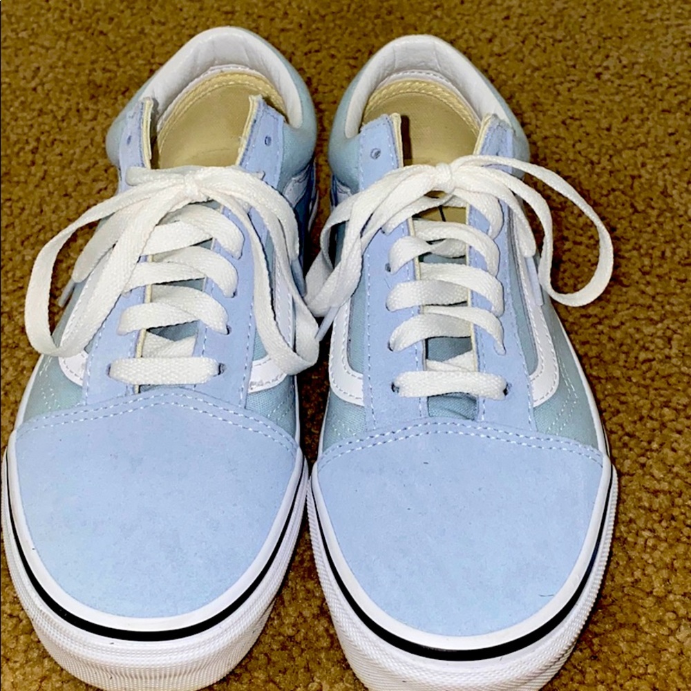 Baby Blue Old Skool Vans *REPOSH*